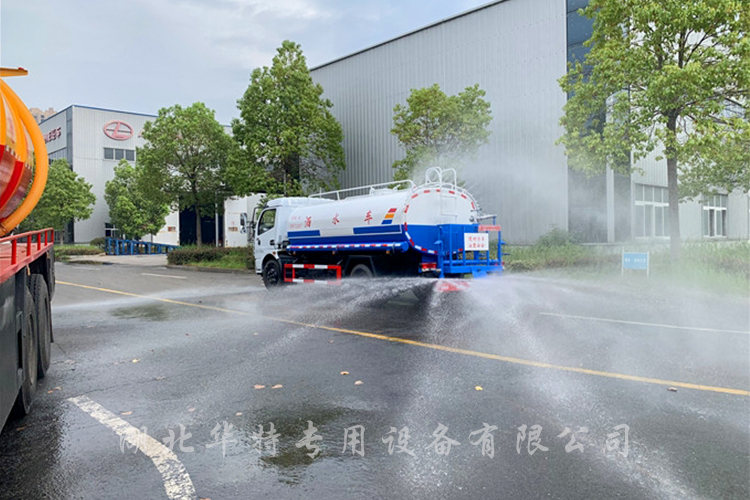 灑水車(chē)配件噴灑效果